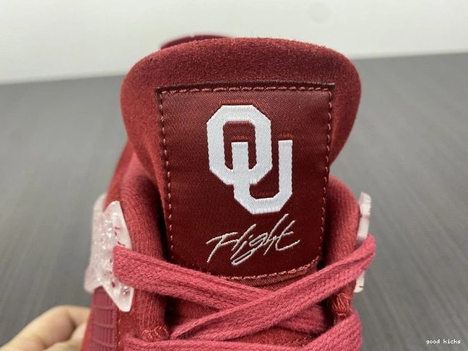 Cheap Oklahoma Sooners Jordan 4 Retro AJ4-904282 PE 0810